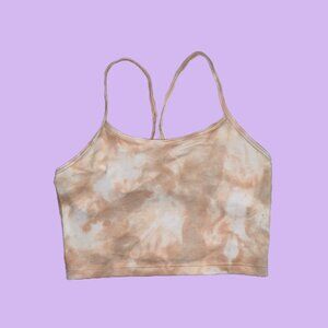 Offline by Aerie Tie-Dye Cropped Cami w/ Built-in Bra